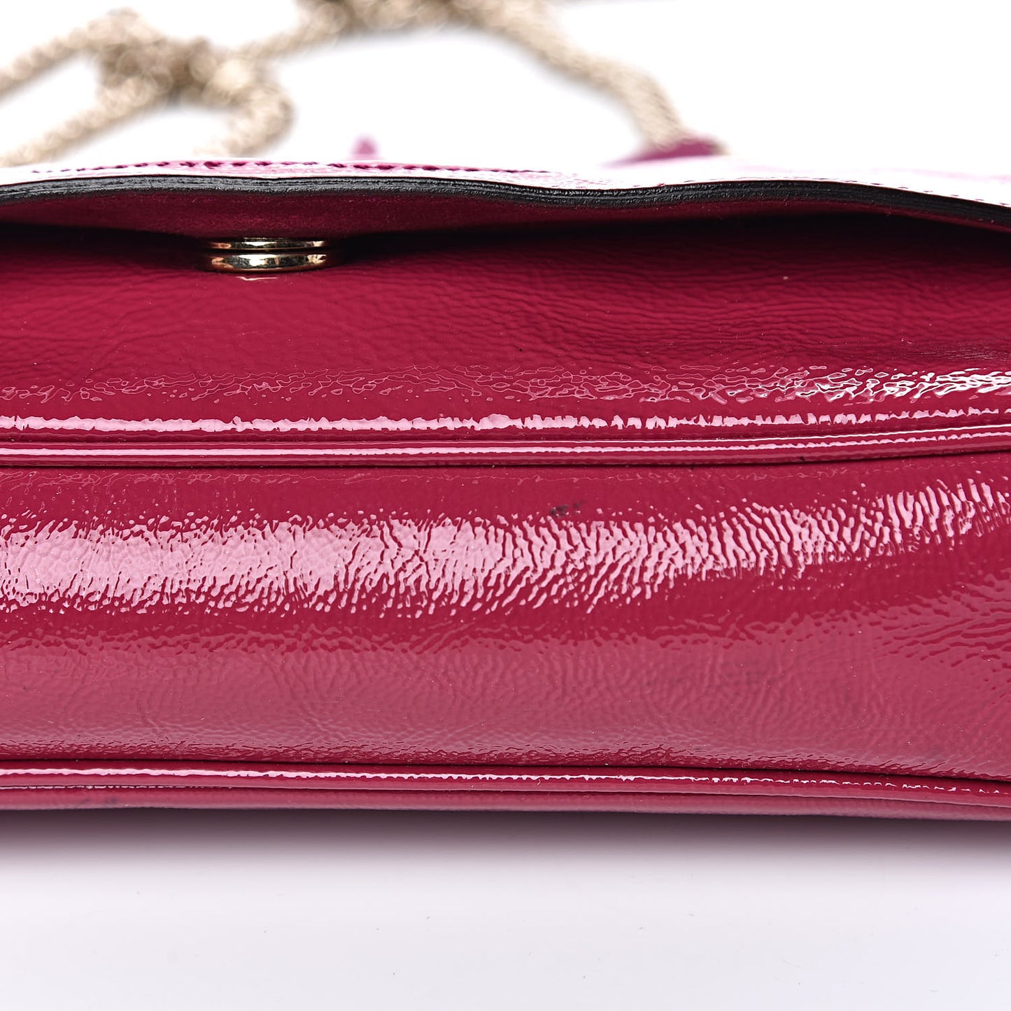 Patent Medium Soho Flap Crossbody Bright Bougainvillea