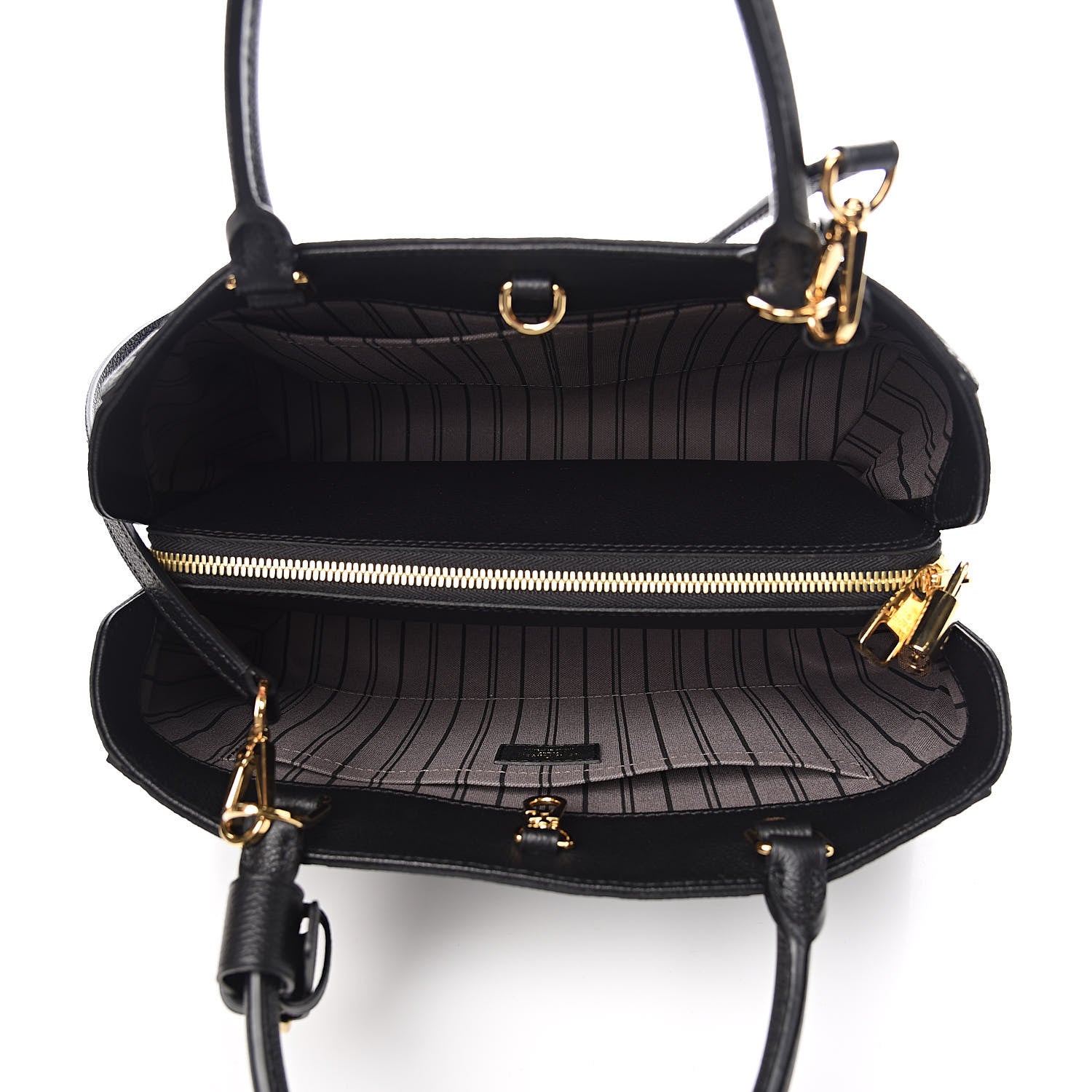 Louis Vuitton Empreinte Montaigne MM Black 5 of 12