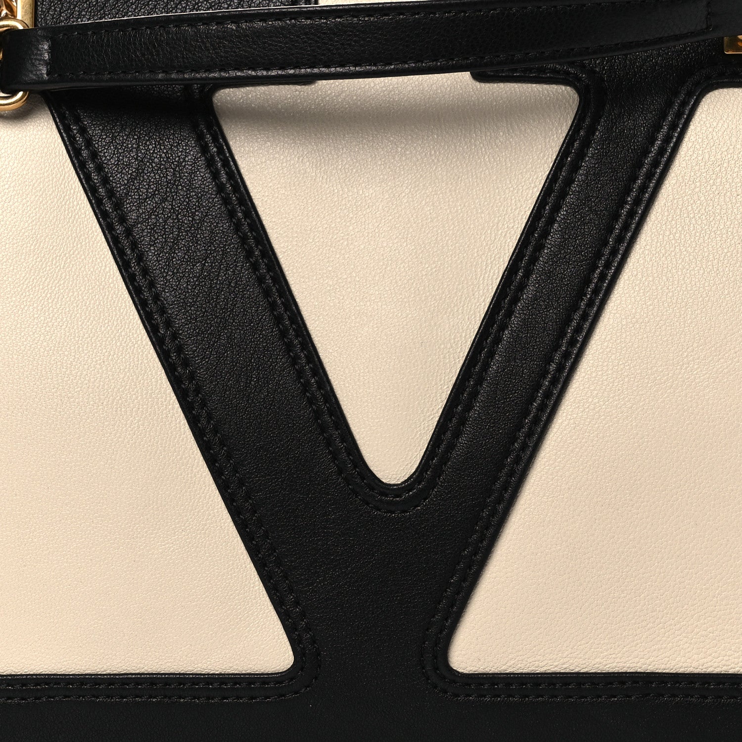 Valentino Garavani Nappa Small Viva Superstar Shopping Tote Butter Black 8 of 11
