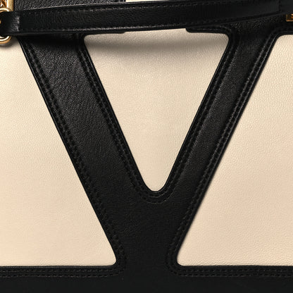Valentino Garavani Nappa Small Viva Superstar Shopping Tote Butter Black 8 of 11