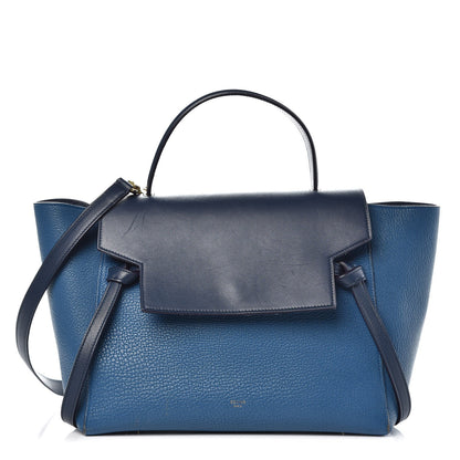 Celine Goatskin Smooth Calfskin Mini Belt Bag Sea Blue 1 of 11