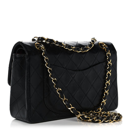 Chanel Lambskin Quilted Small Double Flap Black 2 of 12