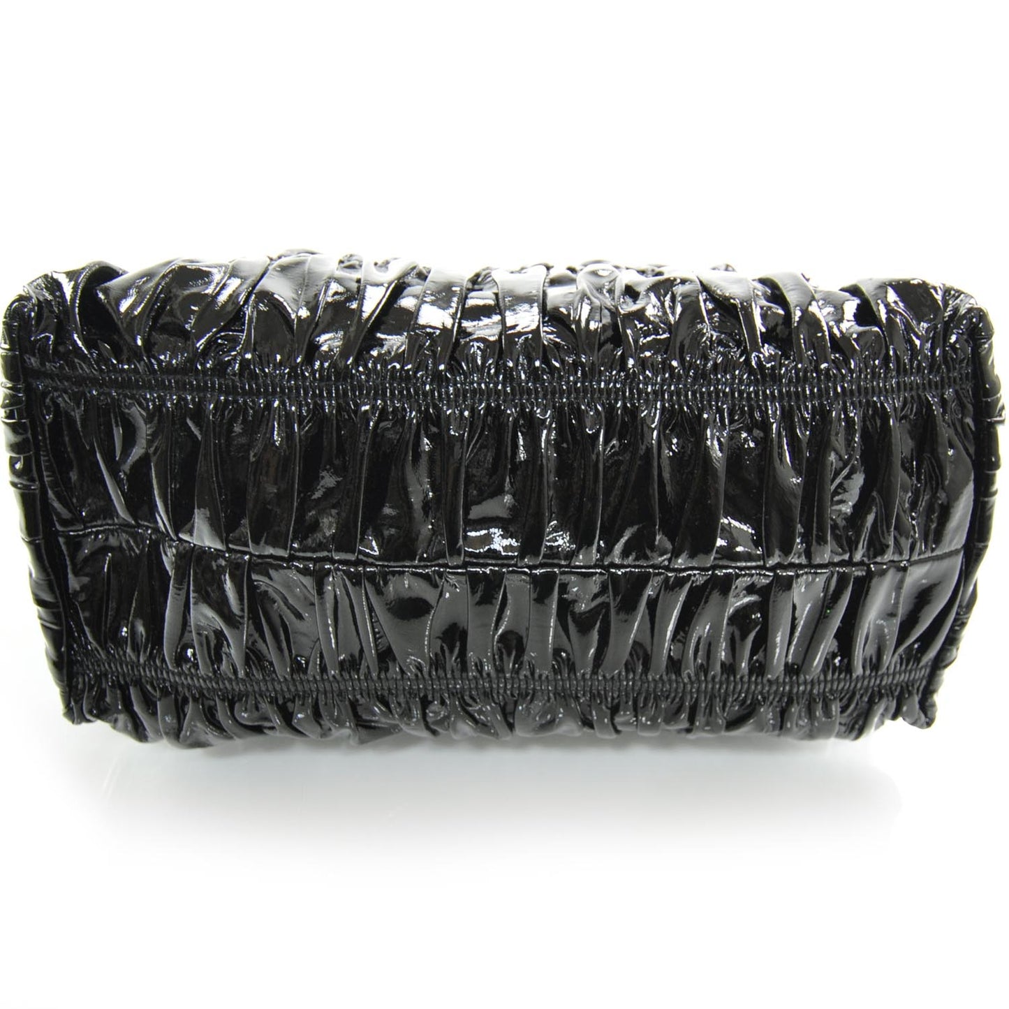 Vernice Gaufre Tote Black