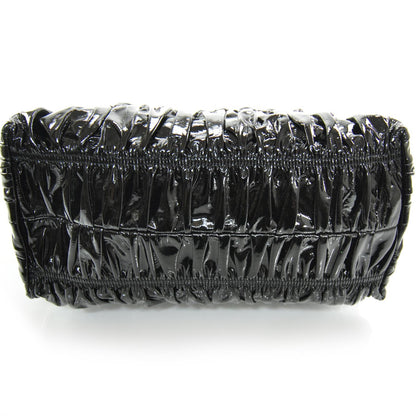 Prada Vernice Gaufre Tote Black 4 of 9