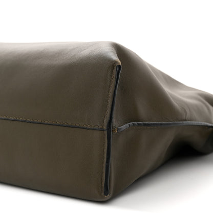 Loewe Nappa Flamenco Knot Clutch Dark Khaki 10 of 11