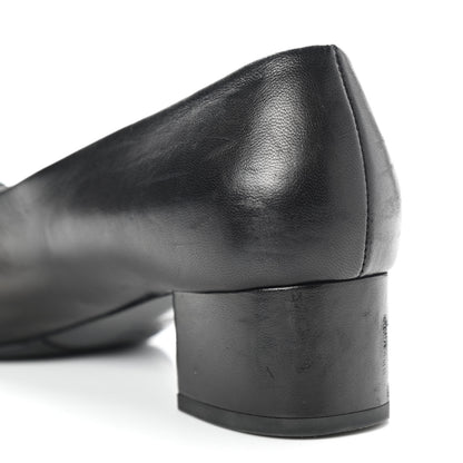 Chanel Lambskin Pearl Camellia Cap Toe Pumps 41 Black 13 of 14