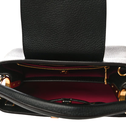 Louis Vuitton Taurillon Capucines BB Black 6 of 10