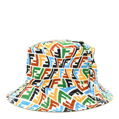 Fendi Nylon FF Vertigo Reversible Bucket Hat Multicolor 3 of 14