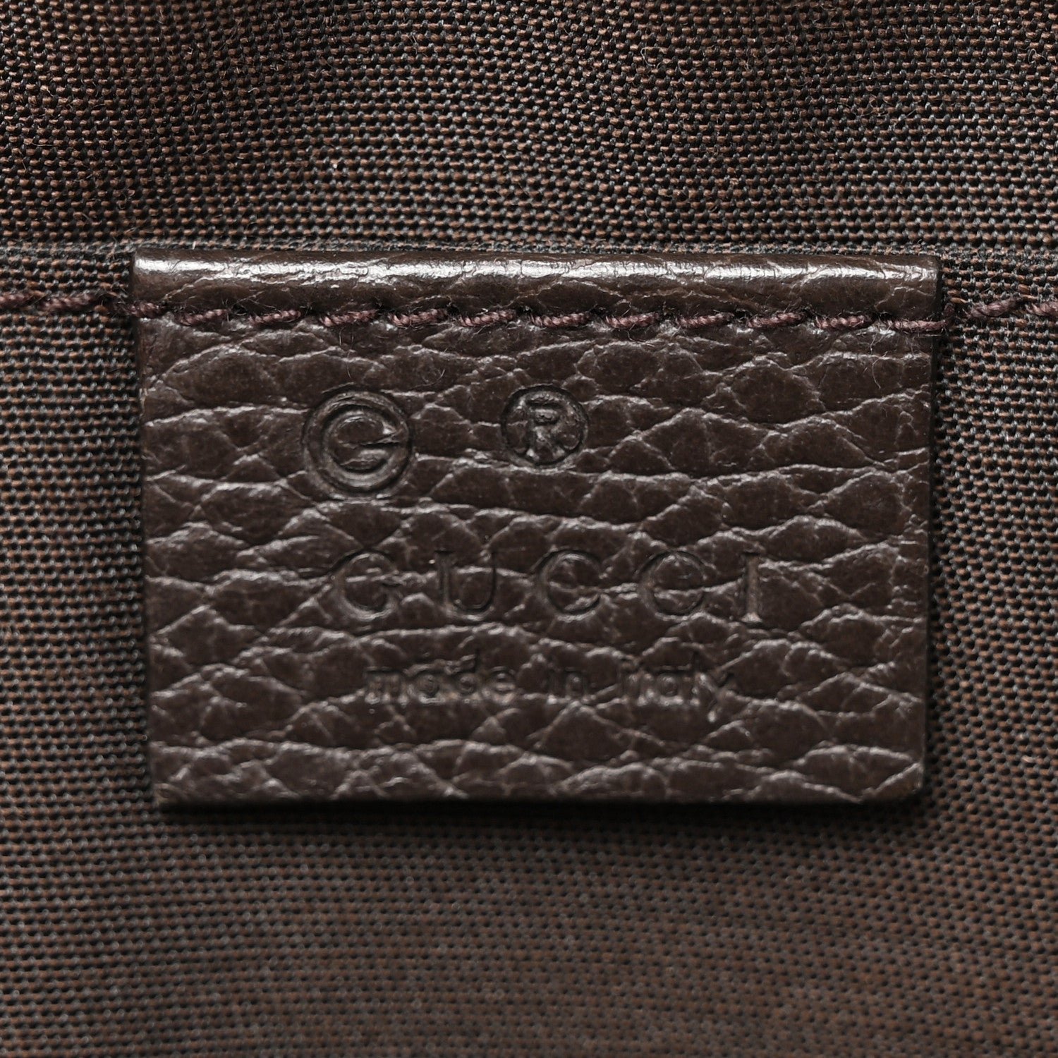 Gucci Monogram Belt Bag Dark Brown 6 of 11