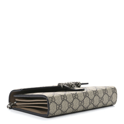 Gucci GG Supreme Monogram Mini Dionysus Chain Wallet Beige Taupe 4 of 12