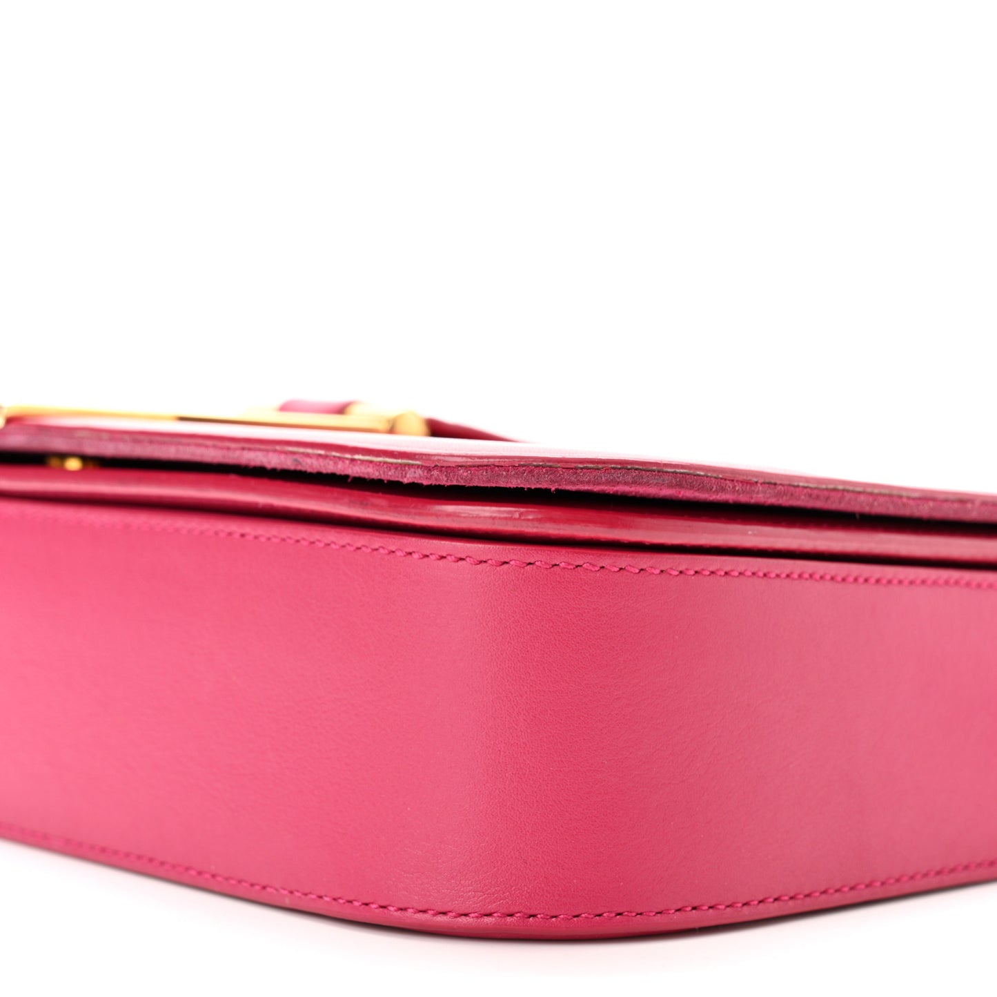 Calfskin Classic Y Satchel Fuchsia