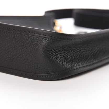 Hermes Taurillon Clemence Evelyne TPM Black 9 of 11