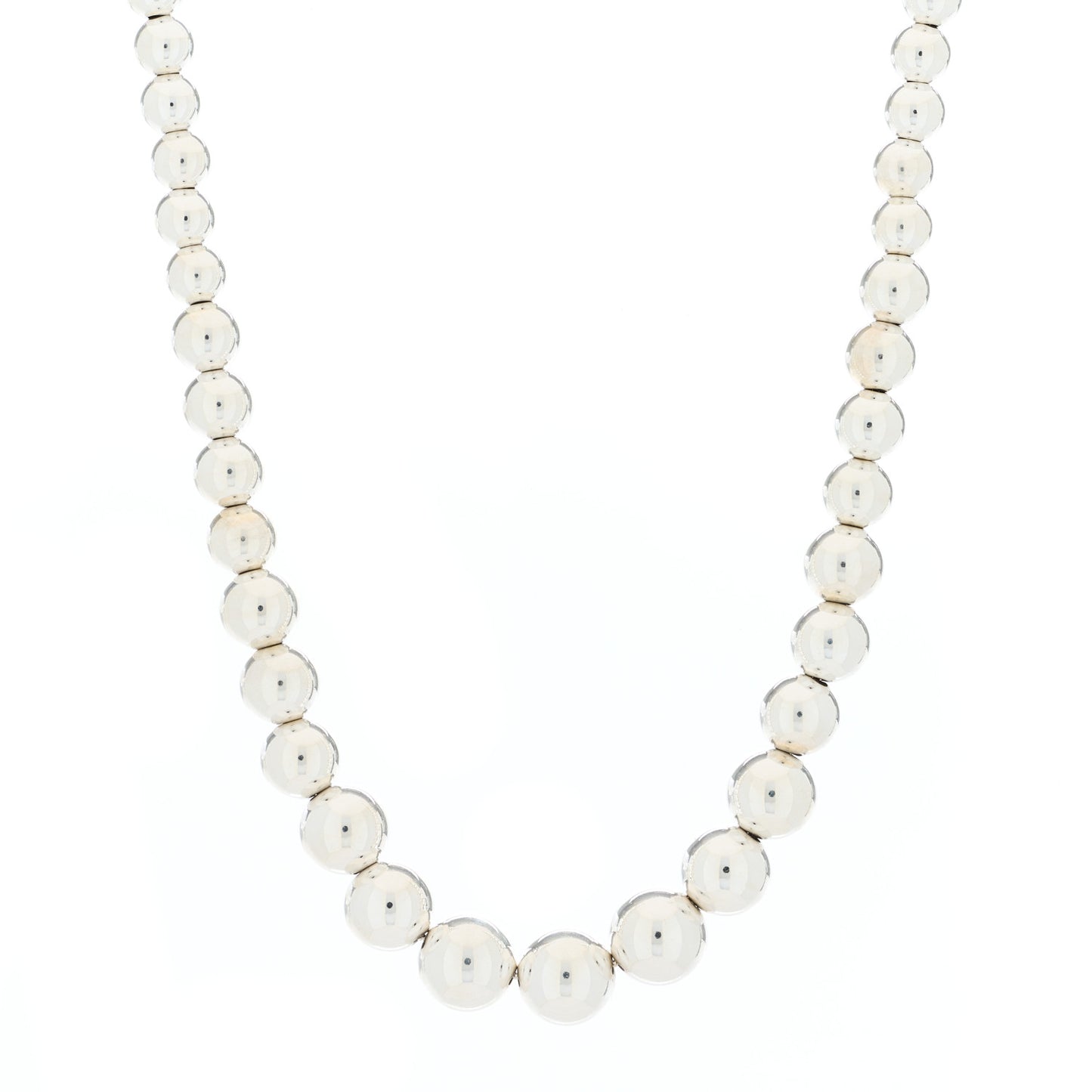 Sterling Silver HardWear Graduated Ball Necklace