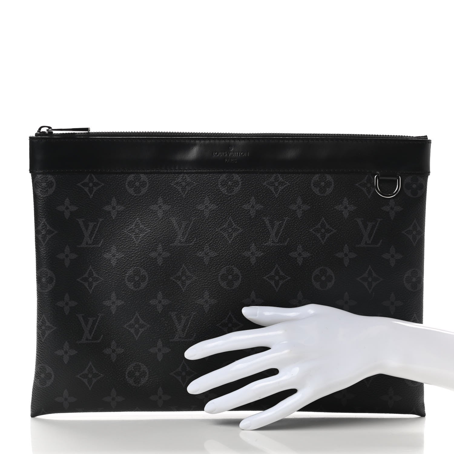 Louis Vuitton Monogram Eclipse Discovery Pochette GM 2 of 10