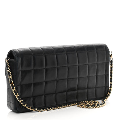Chanel Lambskin East West Chocolate Bar Flap Black 3 of 10
