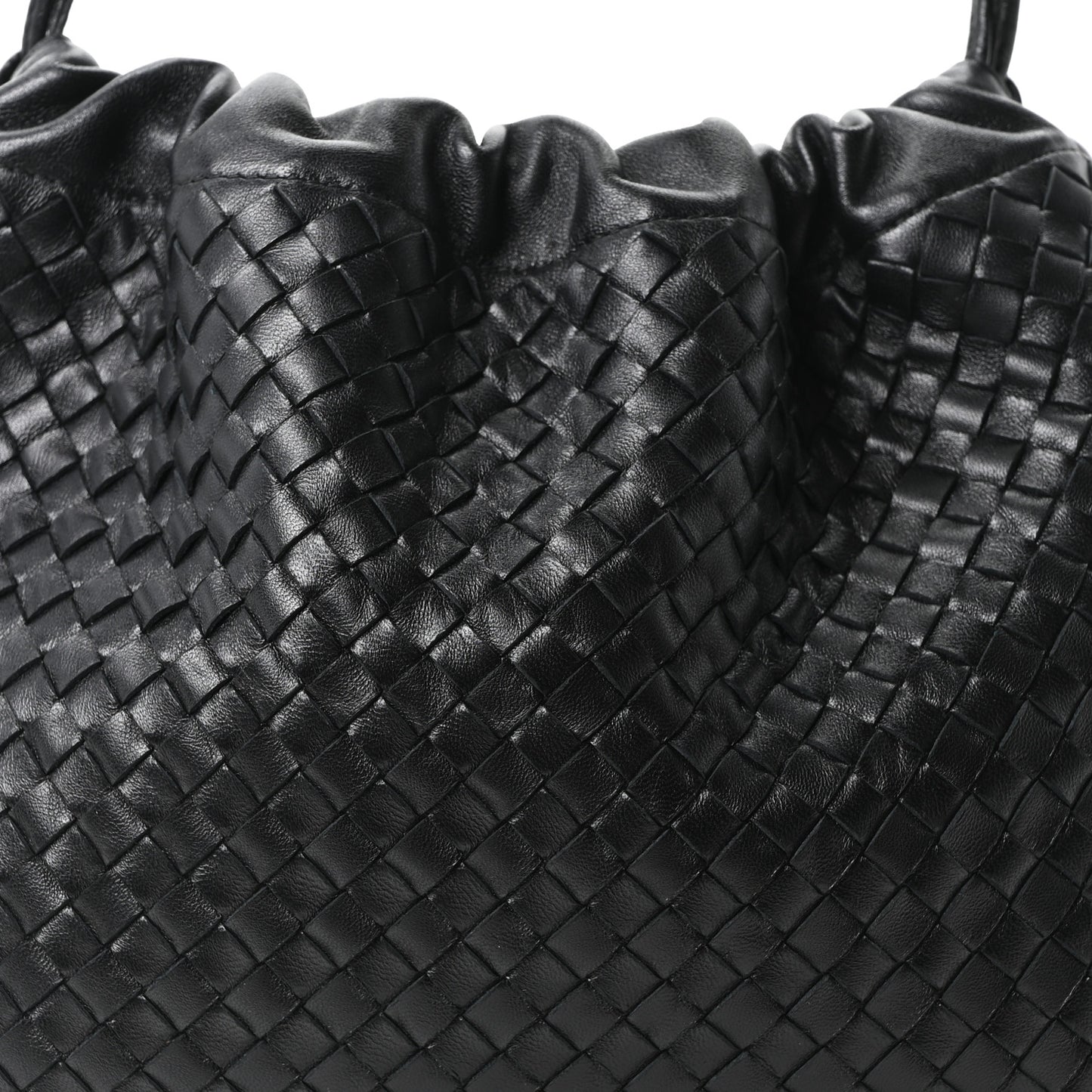 Nappa Intrecciato Dustbag Handle Black