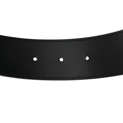 Gucci Moon Calfskin Scales Double G 40mm Belt 95 38 Black 3 of 7