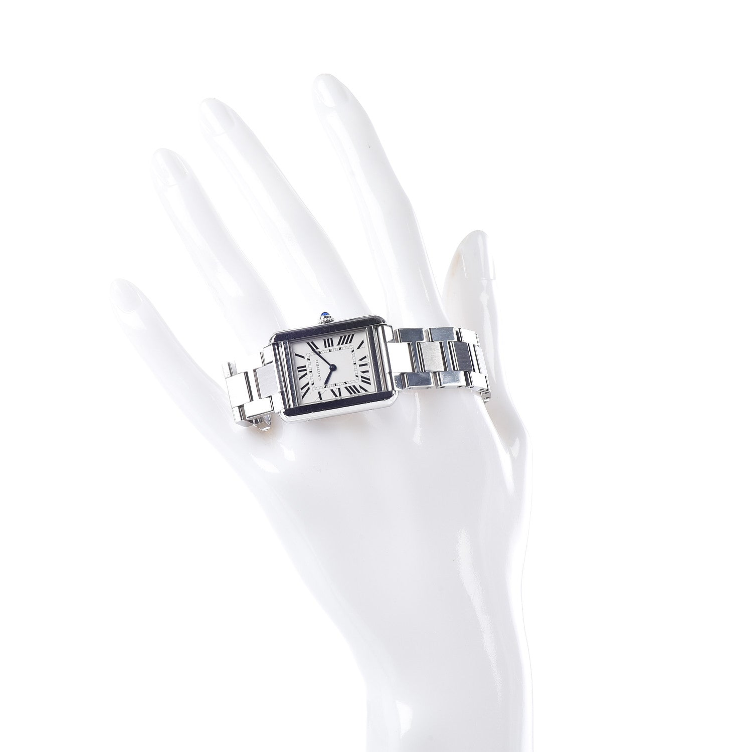 Cartier Stainless Steel 24mm Tank Solo Quartz Watch 2 of 7