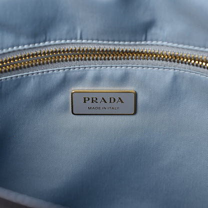 Prada Tessuto Nylon Etiquette Flap Black Soleil 8 of 11