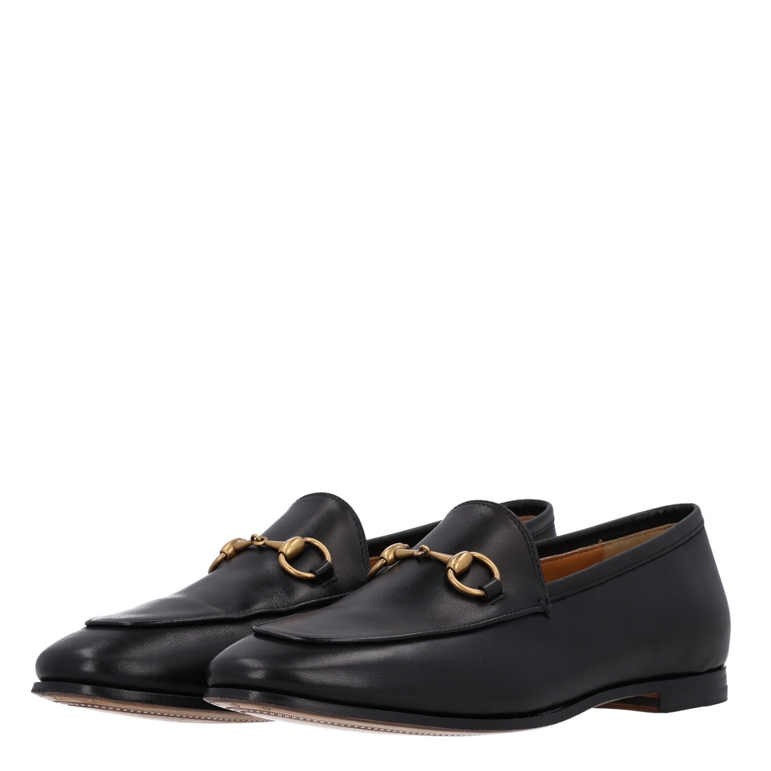 Gucci Calfskin Womens Jordaan Loafers 36.5 Black 4 of 11