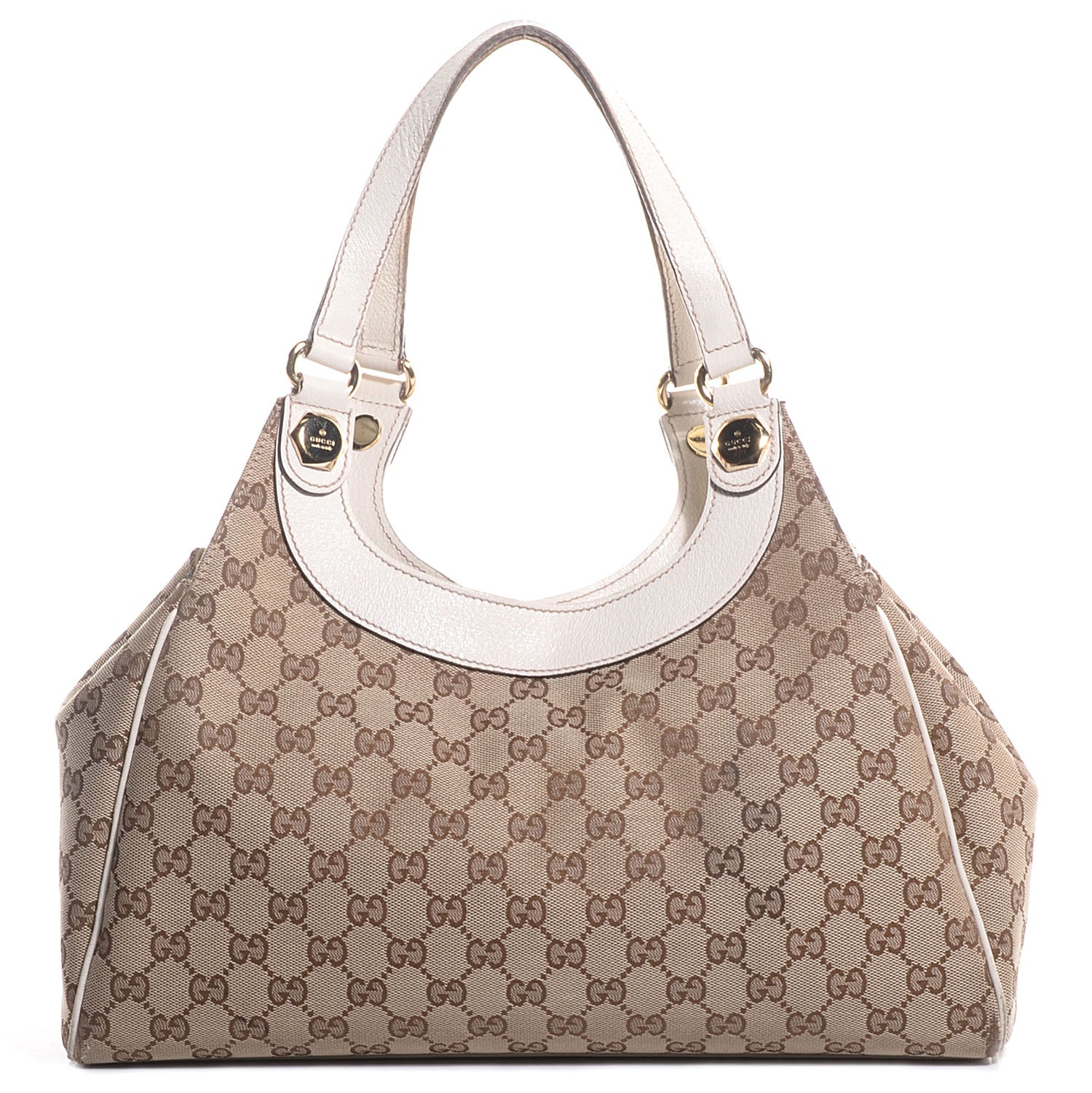 Gucci Monogram Charmy Medium Shoulder Bag Off White 8 of 14