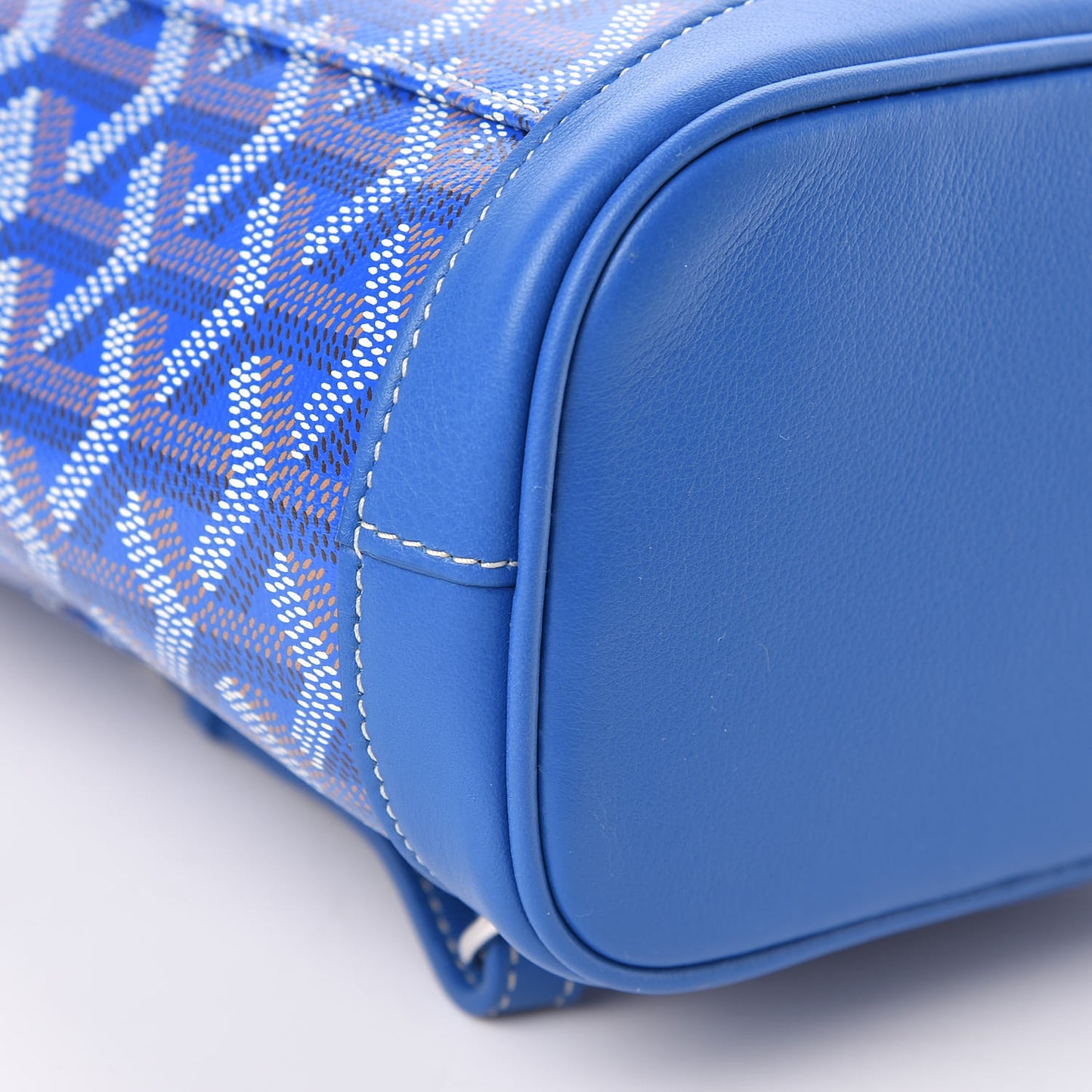 Goyardine Calfskin Mini Alpin Backpack Sky Blue