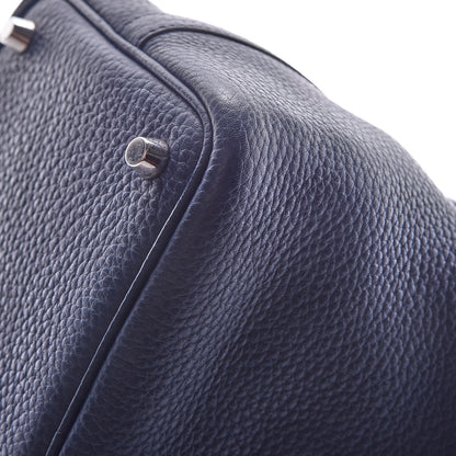 Hermes Taurillon Clemence Picotin Lock 18 PM Bleu Abysse 11 of 13