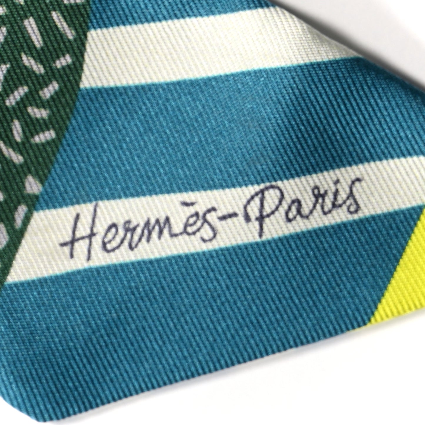 Silk En Liberte Twilly Vert Cyclamen Multicolor
