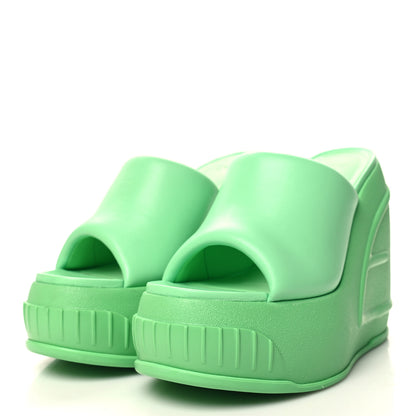 Fendi Nappa Fashion Show Platform 140mm Slide Sandals 38 Bouquet 3 of 8