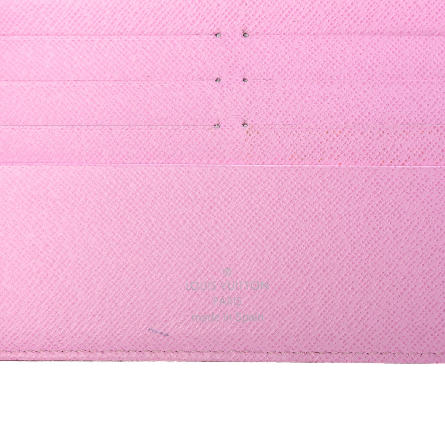 Louis Vuitton Monogram Multicolor Insolite Wallet White Litchi 6 of 7