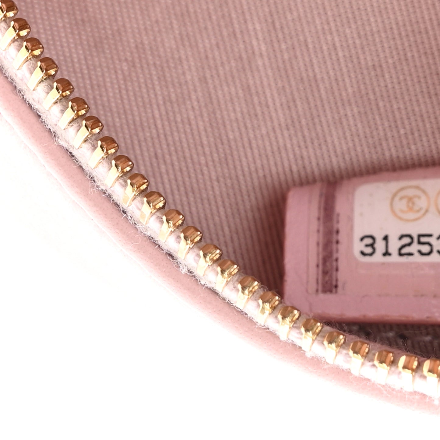 Calfskin Quilted Pearl Round Clutch With Chain Light Pink