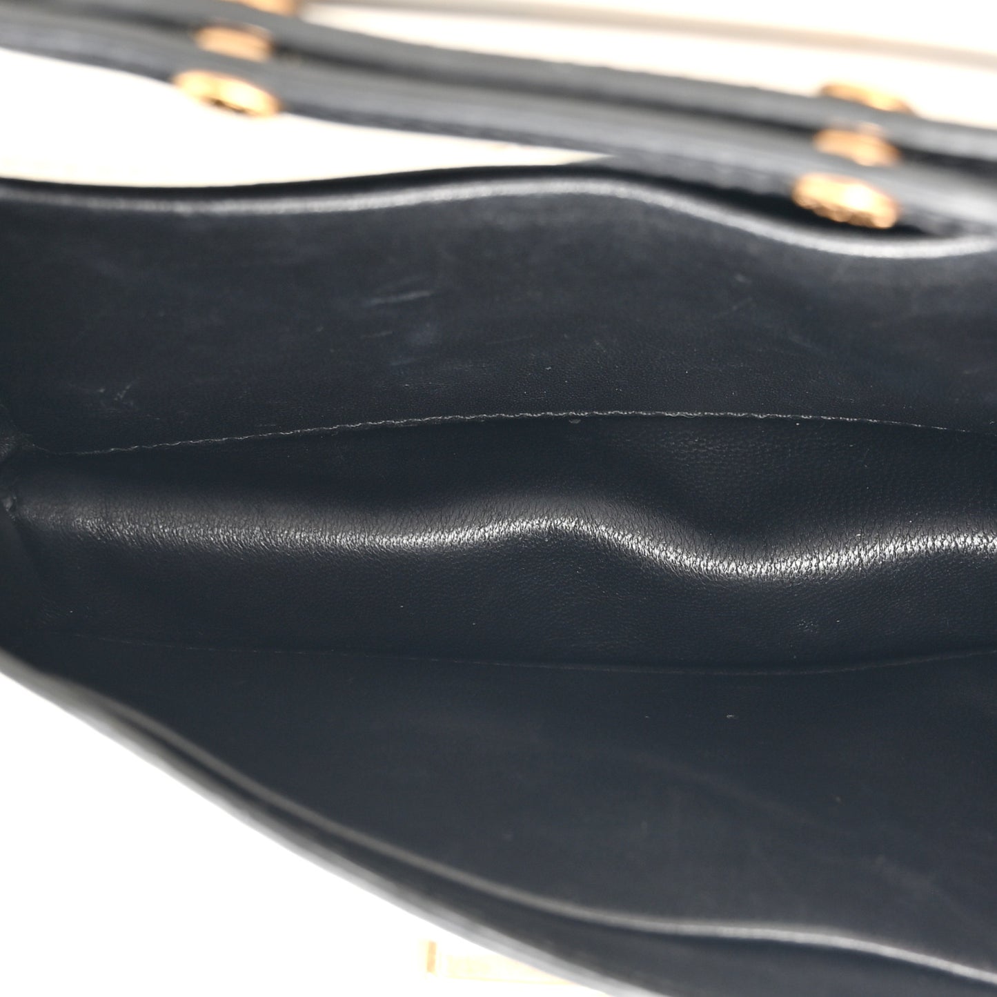 City Calf Saffiano Cahier Bag Talco Black
