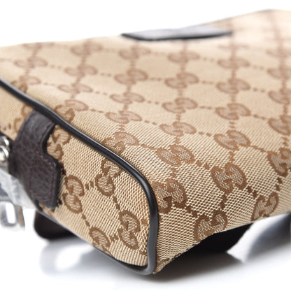 Gucci Monogram Belt Bag Dark Brown 6 of 10