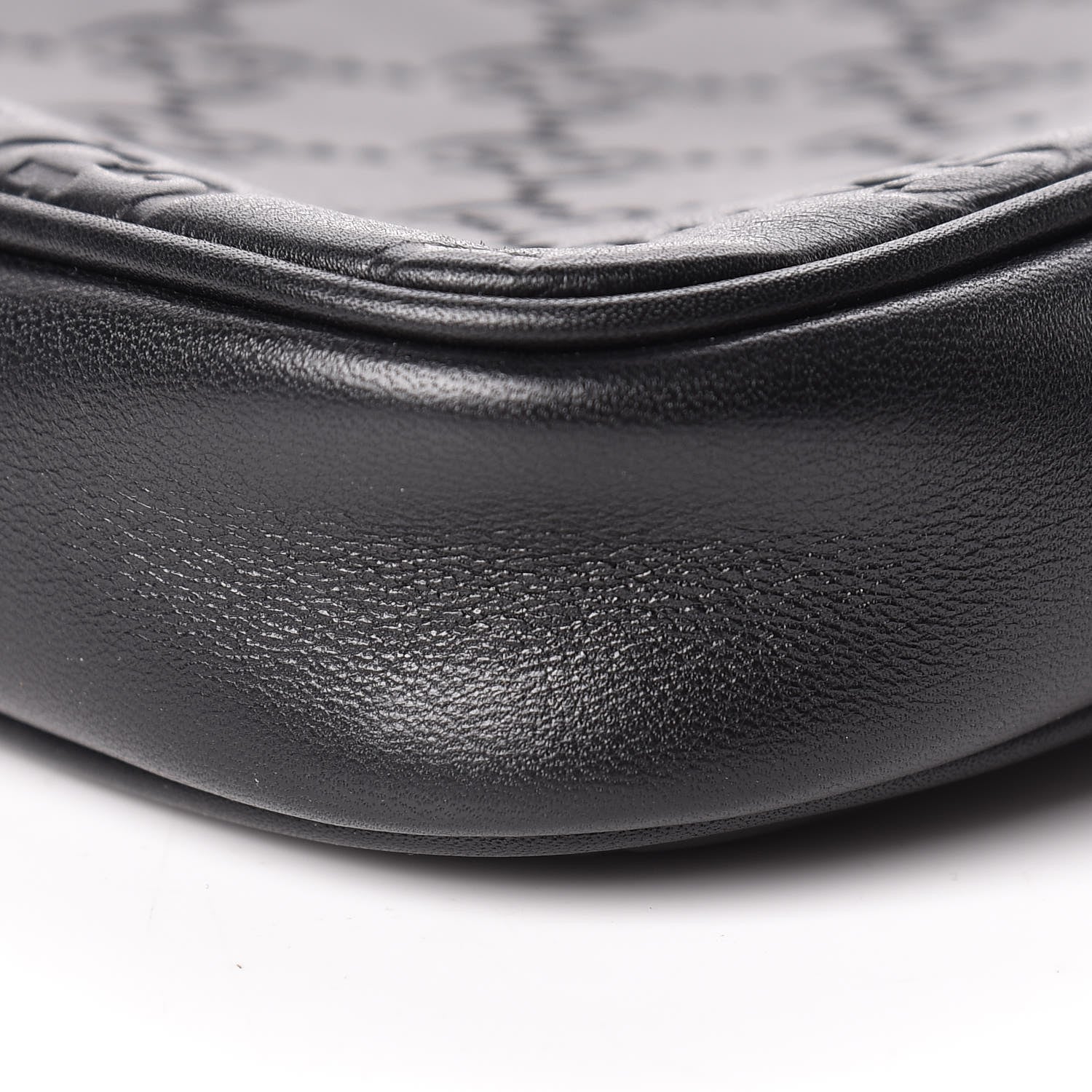 Gucci Guccissima Belt Bag Black 12 of 13