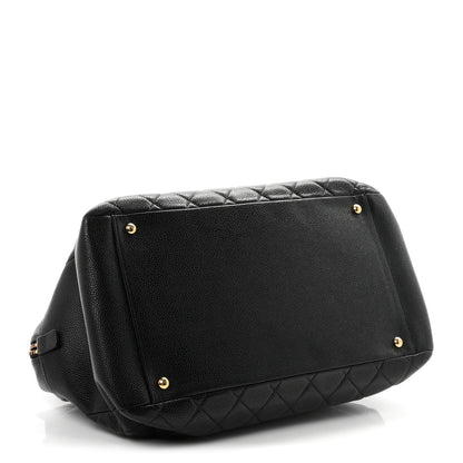 Chanel Caviar Quilted Grand Timeless Tote GTT Black 4 of 10