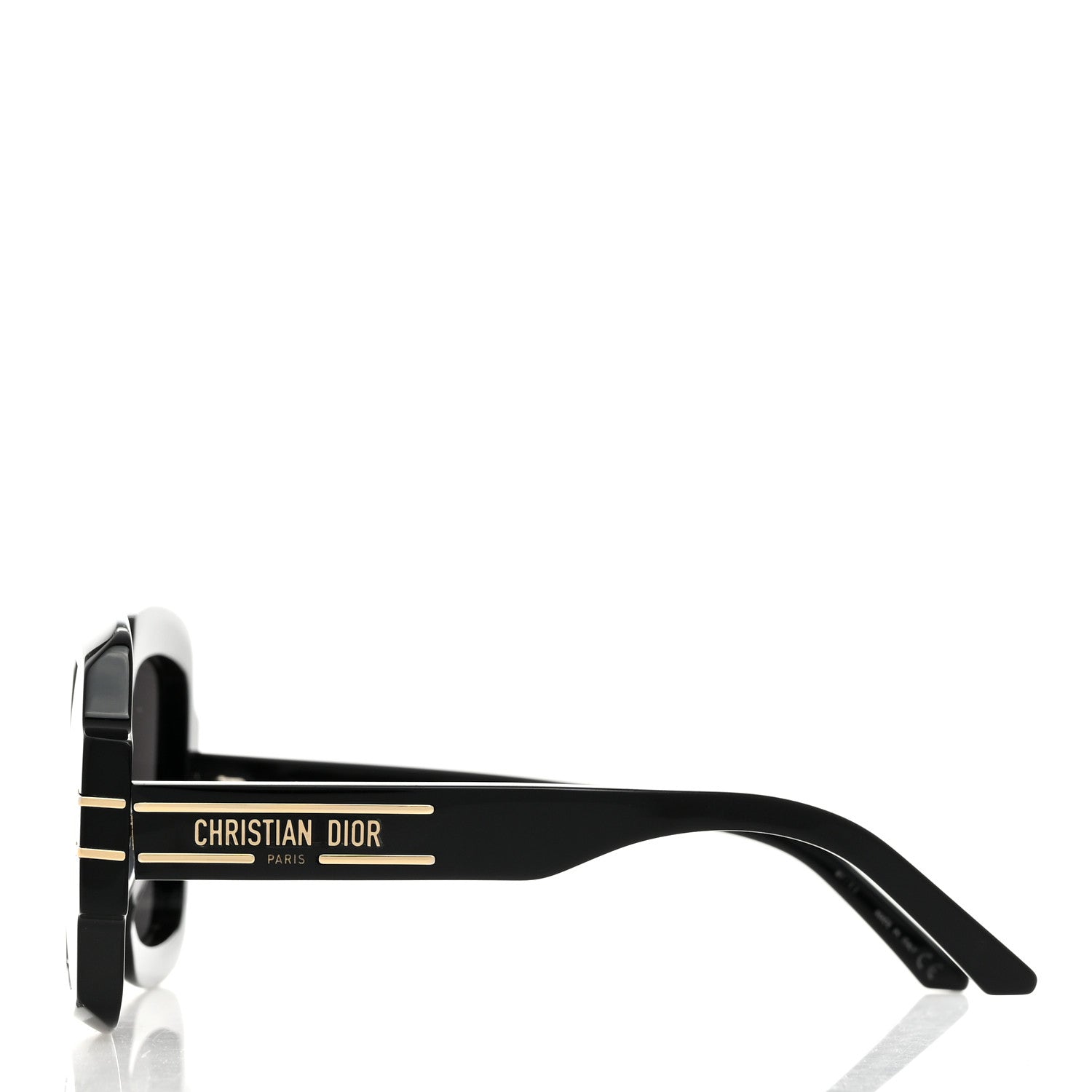 Christian Dior Acetate Diorsignature S1U Square Sunglasses Black 3 of 7