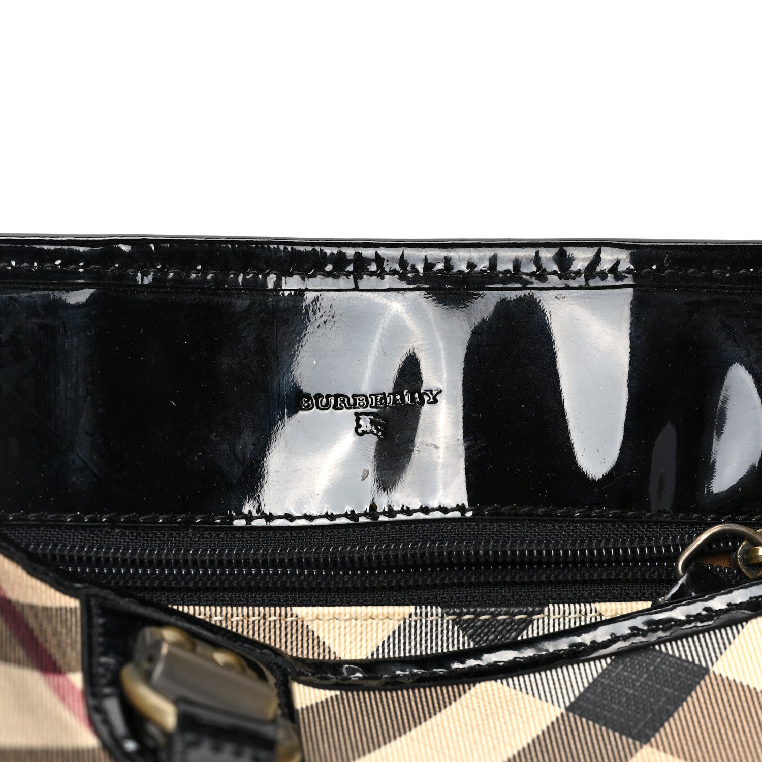 Burberry Nova Check Shoulder Bag Black 5 of 8
