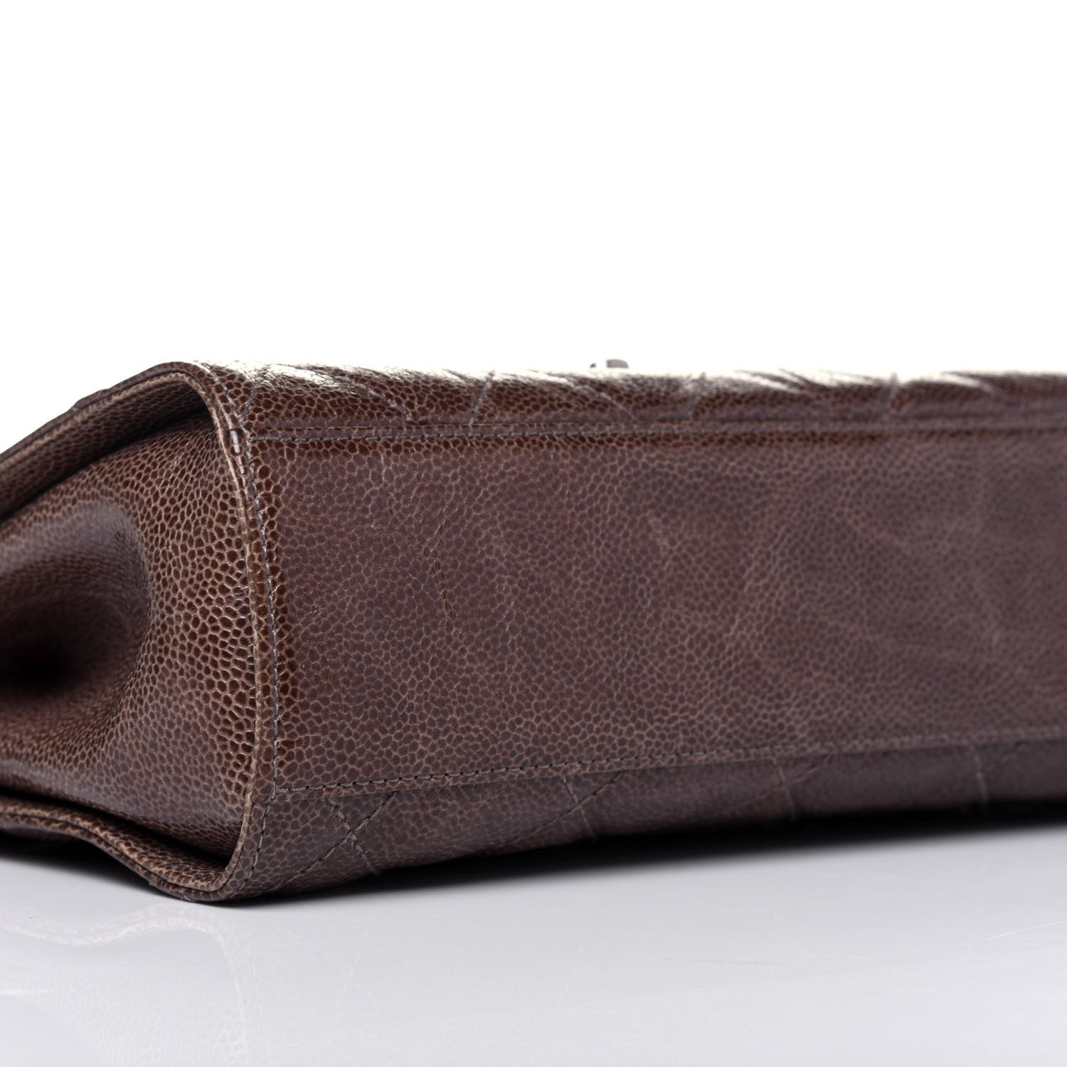 Chanel Crumpled Grained Calfskin Medium CC Crave Flap Brown 6 of 10