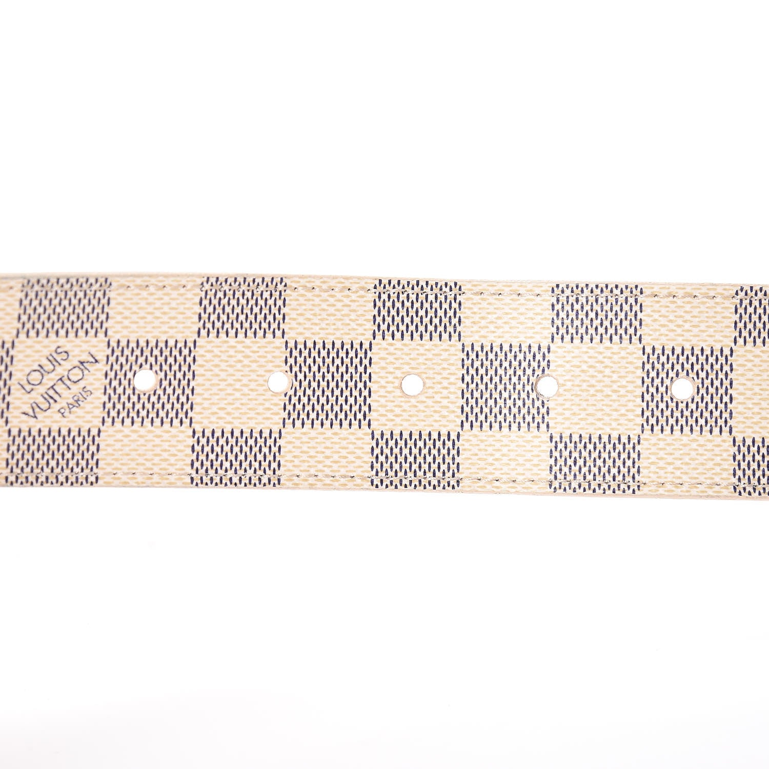 Louis Vuitton Damier Azur 38mm Solo Belt 95 38 8 of 16