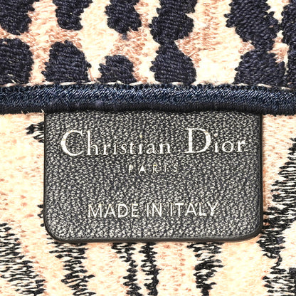 Christian Dior Canvas Embroidered Tie Dye Large Book Tote Multicolor 6 of 9