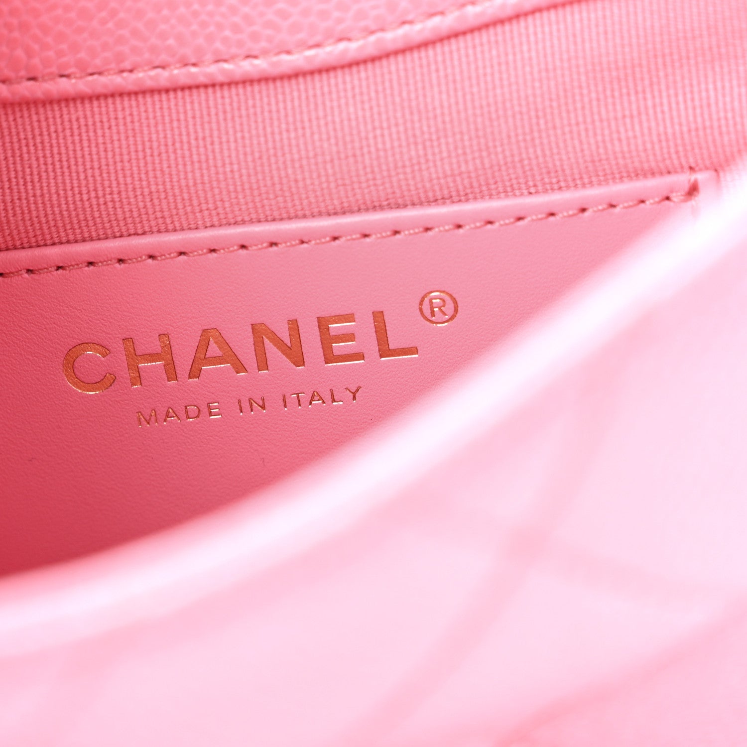 Chanel Caviar Quilted Mini Messenger Flap Light Pink 6 of 13