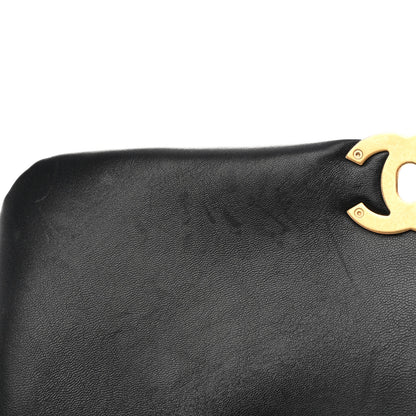 Chanel Lambskin Quilted Maxi Chanel 19 Flap Black 14 of 16