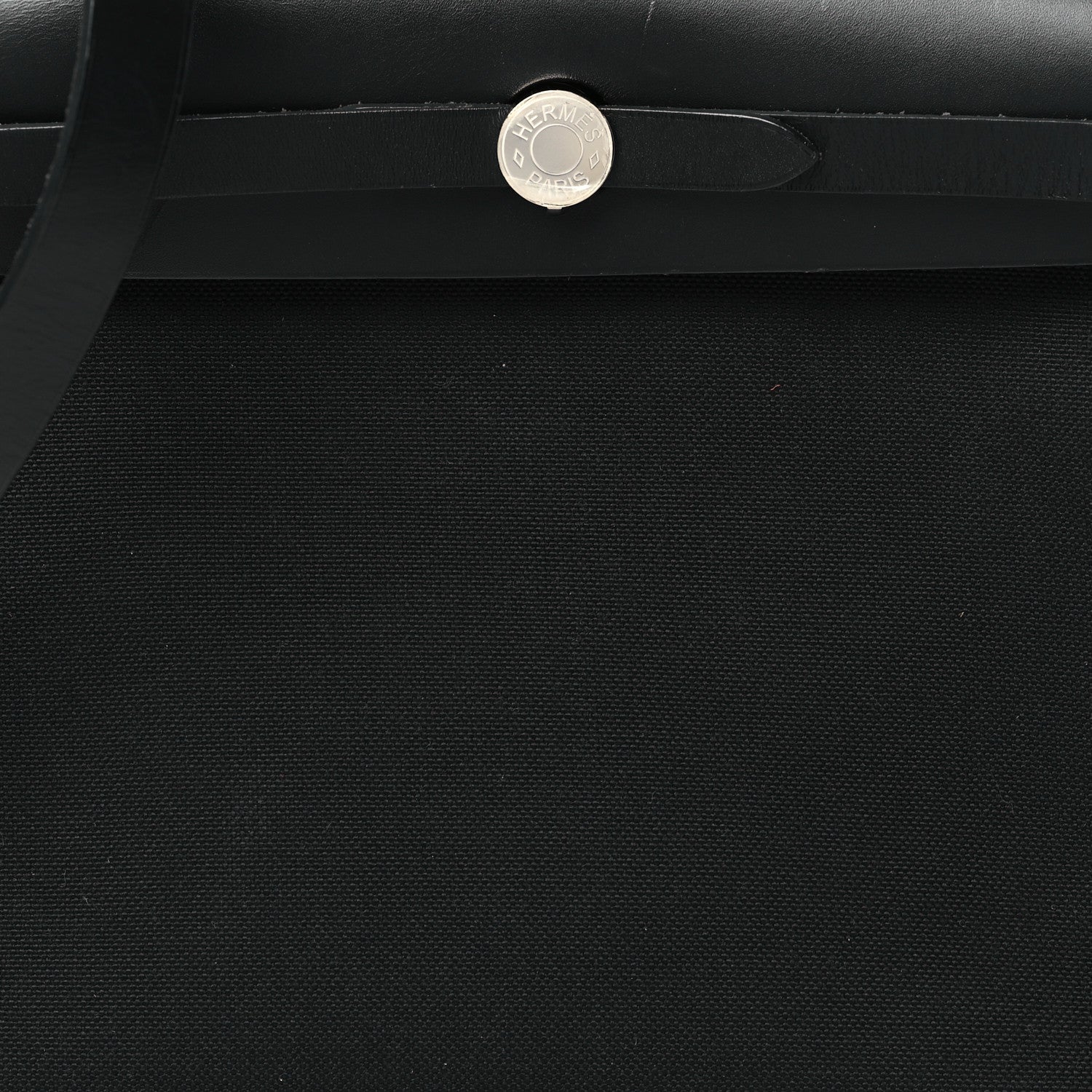 Hermes Military Toile Vache Hunter Herbag Zip PM 31 Black 9 of 11