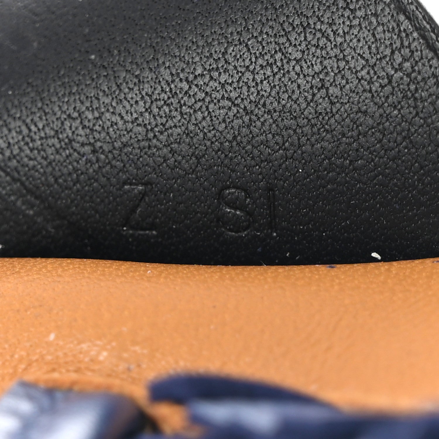 Hermes Milo Lambskin Grigri Rodeo Pegase Horse Bag Charm PM Sesame Black Bleu Saphir 4 of 5