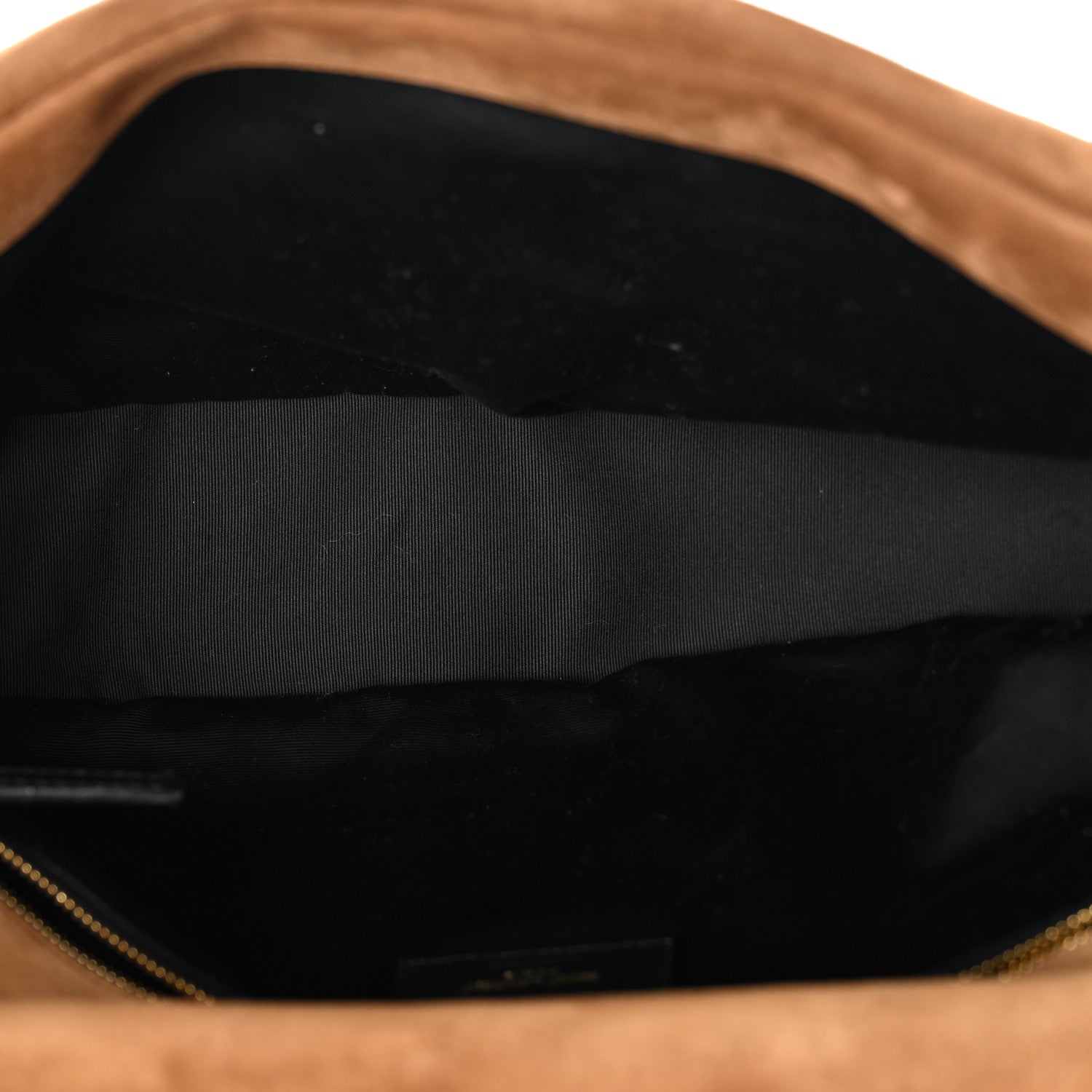 Saint Laurent Suede Large Calypso Caramel Cognac 5 of 11