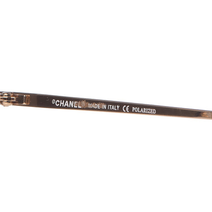 Chanel Polarized Aviator Sunglasses 4162-Q Brown 6 of 6