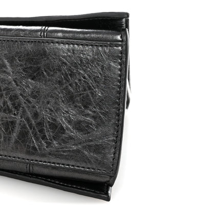 Balenciaga Metallic Crushed Calfskin Medium Crush Chain Bag Steel Grey 9 of 9