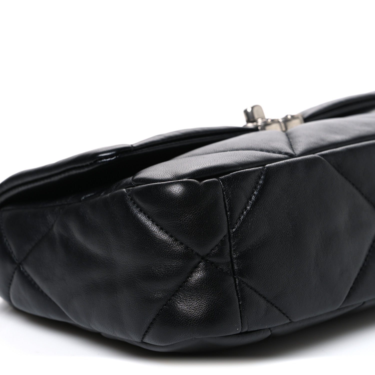 Chanel Lambskin Quilted Medium Chanel 19 Flap Black 9 of 11