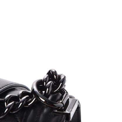 Chanel Calfskin Quilted Medium Boy Flap So Black 9 of 9