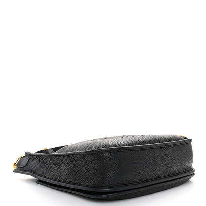 Hermes Taurillon Clemence Evelyne III PM Black 4 of 10